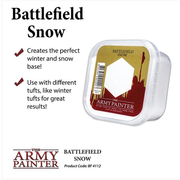 The Army Painter - Battlefields Basing: Snow (2019)