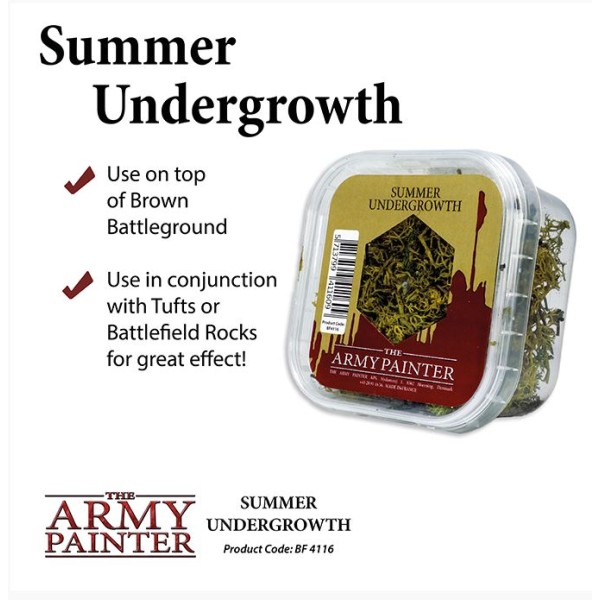 The Army Painter - Battlefields Basing: Summer Undergrowth (2019)