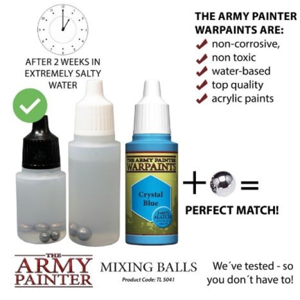 The Army Painter - Paint Mixing Balls Stainless Steel