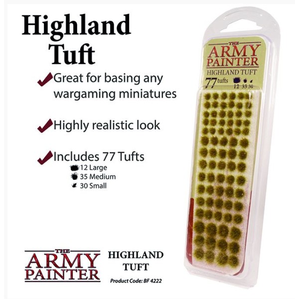 The Army Painter - Battlefields - Highland Tufts - 77 pcs (2019)