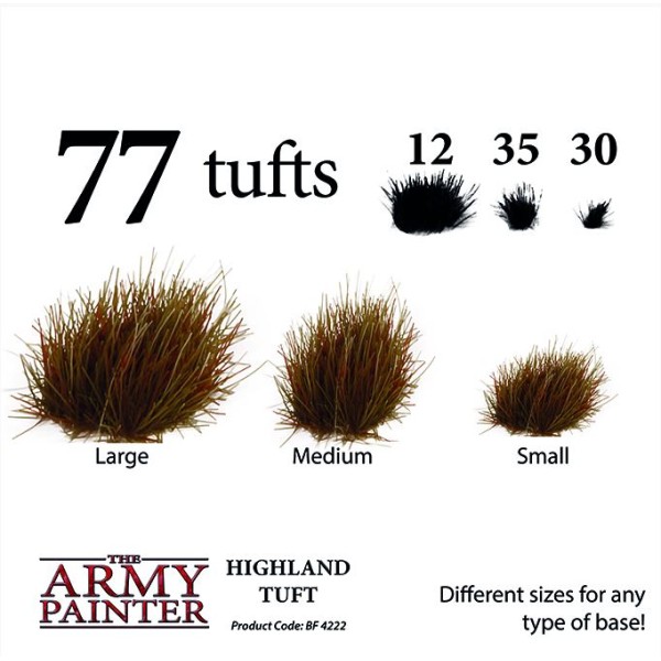 The Army Painter - Battlefields - Highland Tufts - 77 pcs (2019)