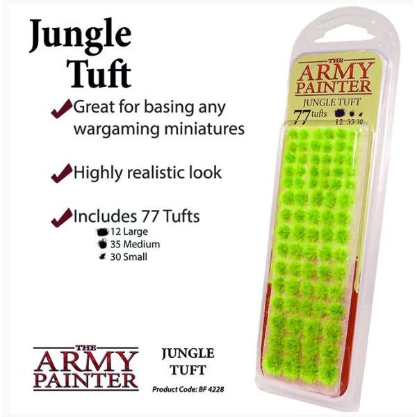 The Army Painter - Battlefields - Jungle Tufts - 77 pcs (2019)