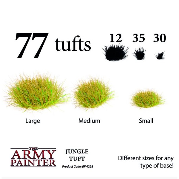 The Army Painter - Battlefields - Jungle Tufts - 77 pcs (2019)