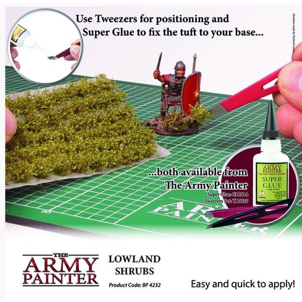 The Army Painter - Battlefields - Lowland Shrubs Tufts - 77 pcs (2019)