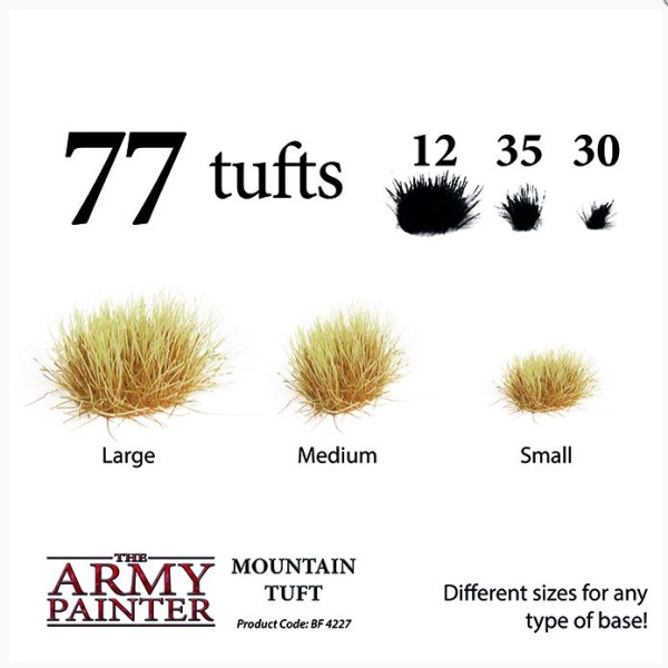 The Army Painter - Battlefields - Mountain Tufts - 77 pcs (2019)