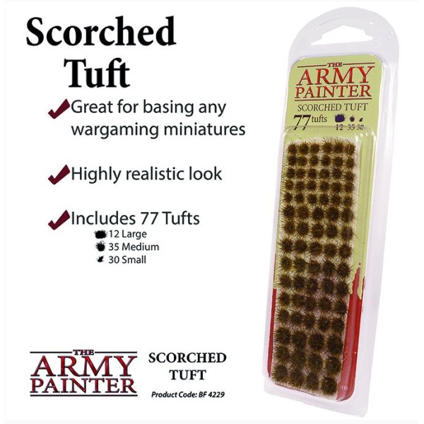 The Army Painter - Battlefields - Scorched Tufts - 77 Pcs (2019)
