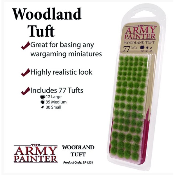 The Army Painter - Battlefields - Woodland Tufts - 77 pcs (2019)