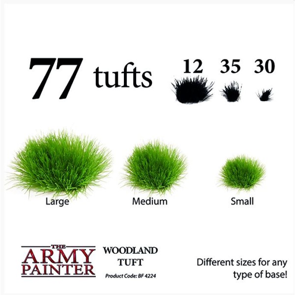 The Army Painter - Battlefields - Woodland Tufts - 77 pcs (2019)
