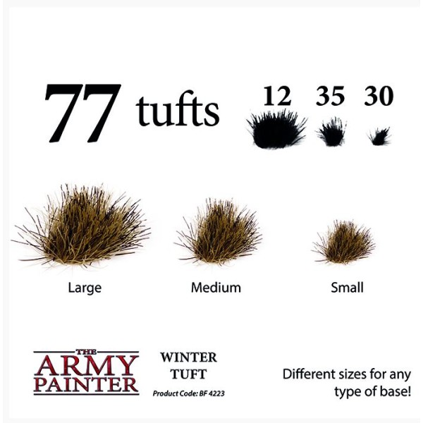 The Army Painter - Battlefields - Winter Tufts - 77 pcs (2019)