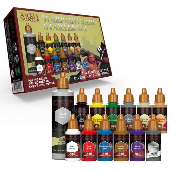 The Army Painter - Warpaints AIR -  Starter Airbrush Paint Set