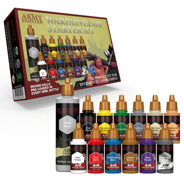 The Army Painter - Warpaints AIR - Starter Airbrush Paint Set