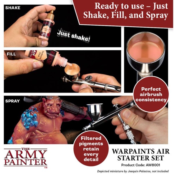 The Army Painter - Warpaints AIR - Starter Airbrush Paint Set