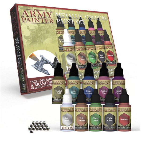 The Army Painter - Warpaints - Metallic Colours Paint Set