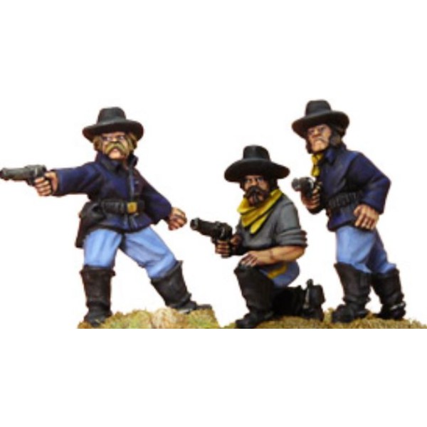 Artizan Designs - Wild West Miniatures - 7th Cavalry with Pistols (foot)