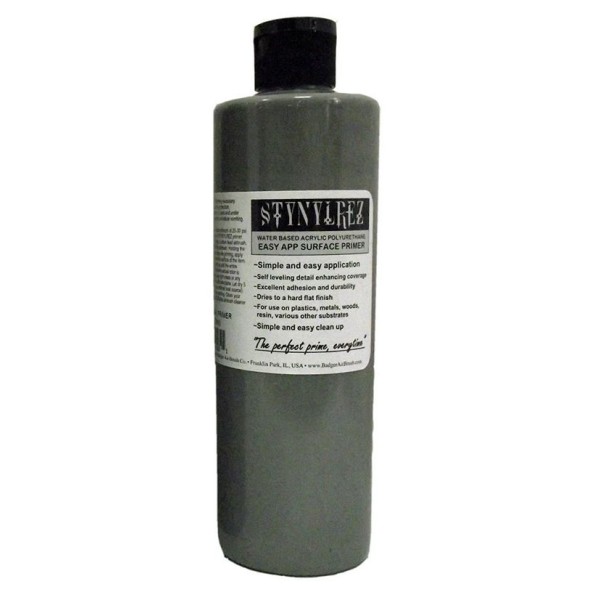 Badger Stynylrez - Acrylic Airbrush Primer - Grey - 473ml