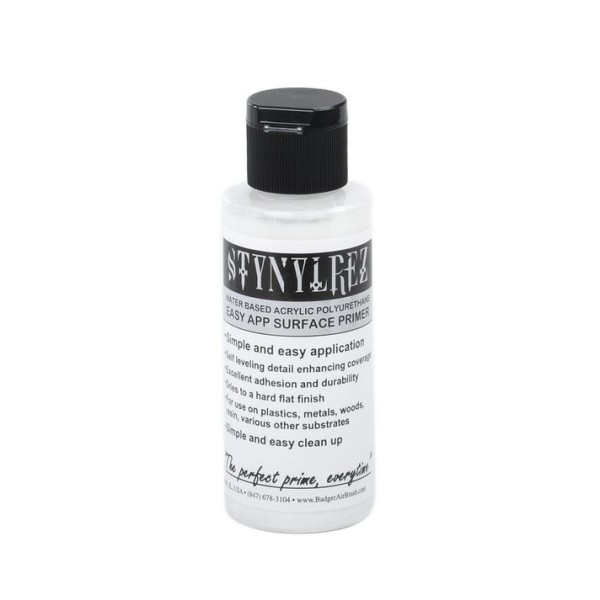 Badger Stynylrez - Acrylic Airbrush Primer - White - 60ml