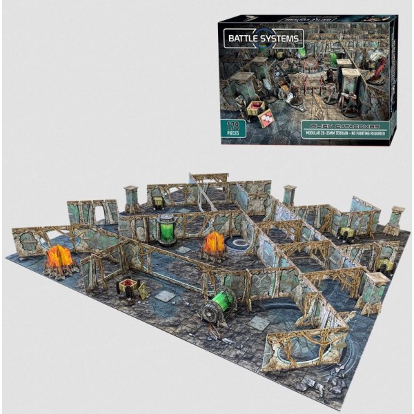 Battle Systems - Sci-Fi Terrain - Alien Catacombs