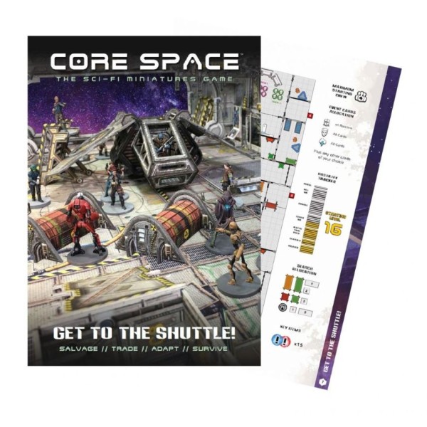 Battle Systems - CORE SPACE - Sci-Fi Miniatures Game - Get to the Shuttle Expansion