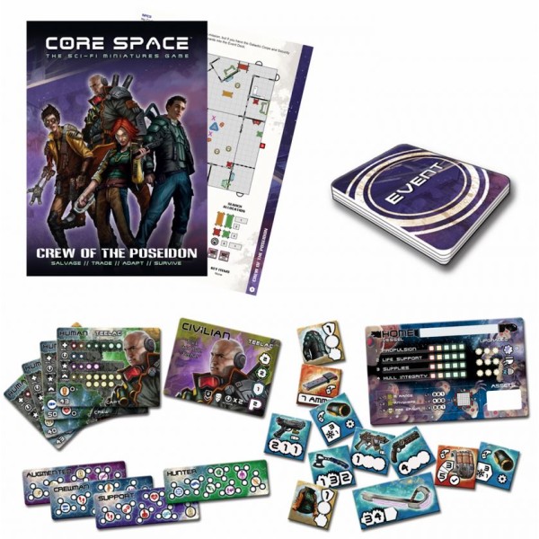 Battle Systems - CORE SPACE - Sci-Fi Miniatures Game - Poseidon Crew