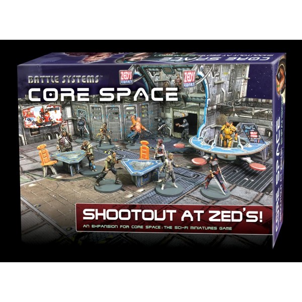 Battle Systems - CORE SPACE - Sci-Fi Miniatures Game - Shootout at Zed’s Expansion