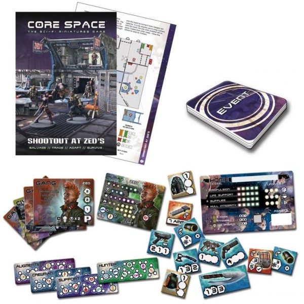 Battle Systems - CORE SPACE - Sci-Fi Miniatures Game - Shootout at Zed’s Expansion