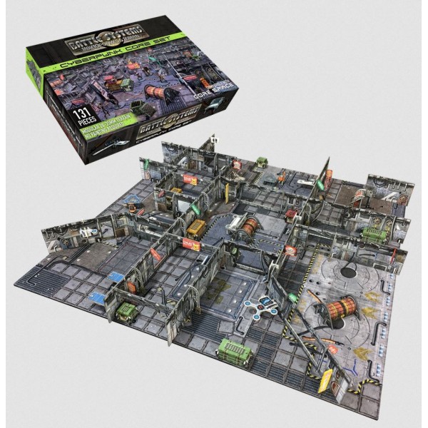 Battle Systems - Sci-Fi Terrain - Cyberpunk Core Set