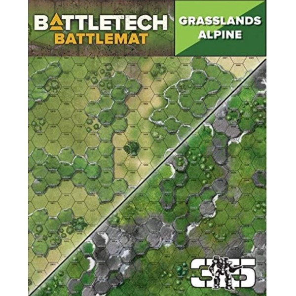 Battletech - Battle Mat - Grassland C / Alpine