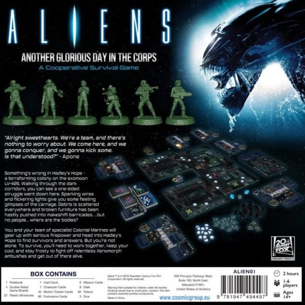Aliens: Another Glorious Day in the Corps!