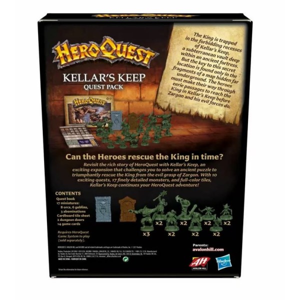 HeroQuest - Game System - Kellar's Keep Expansion