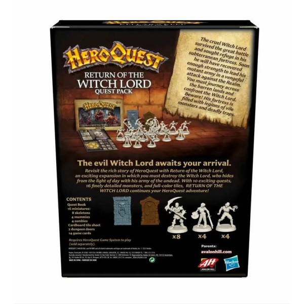 HeroQuest - Game System - Return of the Witch Lord Expansion