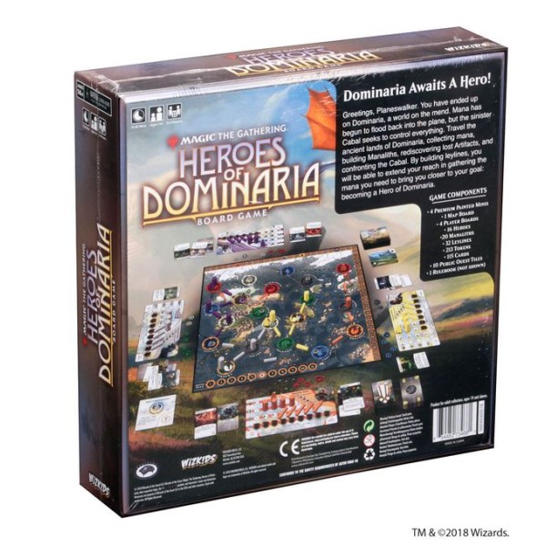 Clearance - Magic The Gathering - Heroes of Dominaria Board Game - Premium Edition