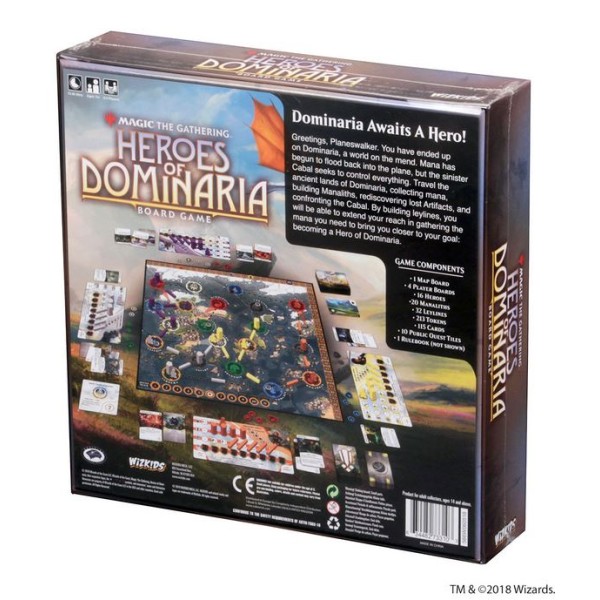 Clearance - Magic The Gathering - Heroes of Dominaria Board Game - Standard Edition