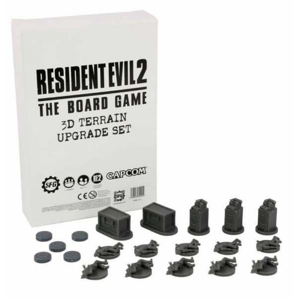 Resident Evil 2 - Kickstarter Exclusive - 3D Terrain Upgrade Set