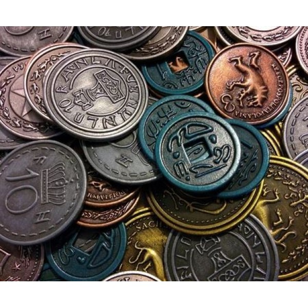 Scythe - Metal Coins - Game Aid