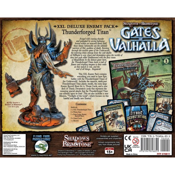 Shadows of Brimstone - Gates Of Valhalla - Thunderforged Titan - XXL Enemy Pack
