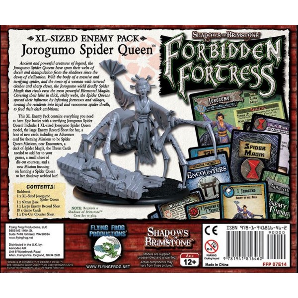 Shadows of Brimstone - Forbidden Fortress - Jorogumo Spider Queen
