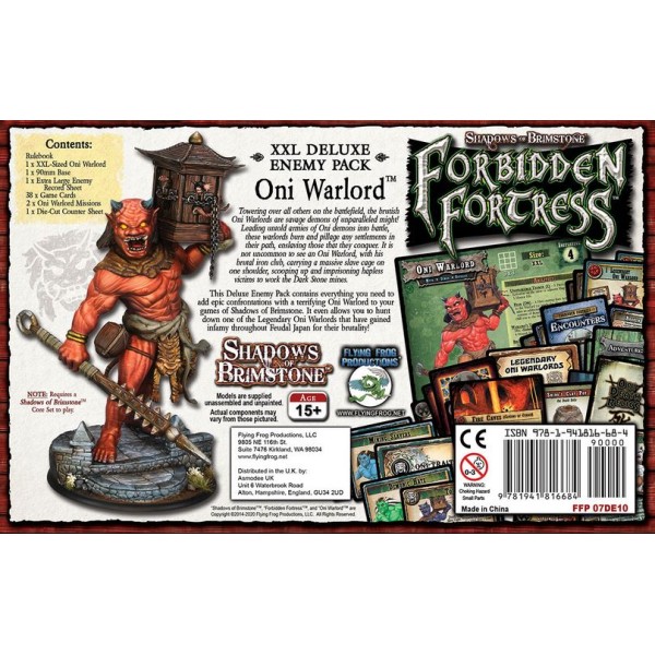 Shadows of Brimstone - Forbidden Fortress - Deluxe Enemy Pack - Oni Warlord XXL