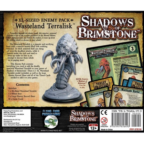 Shadows of Brimstone - Wasteland Terralisk - XL Enemy Pack