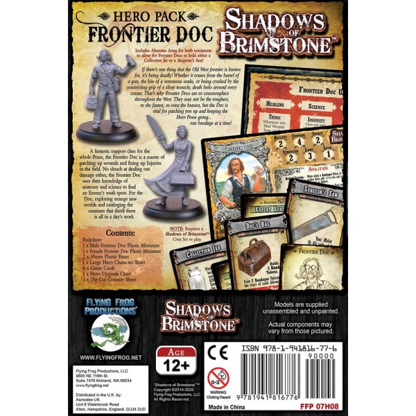 Shadows of Brimstone - Frontier Doc - Hero Pack