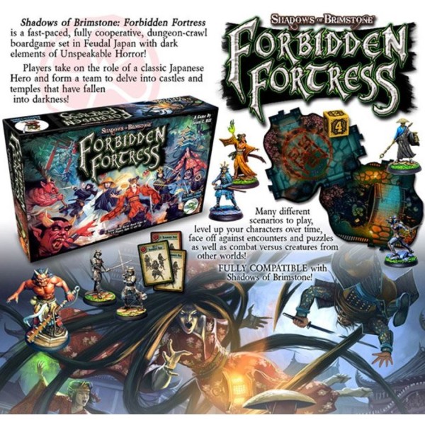 Shadows of Brimstone - Forbidden Fortress - Core Set  *See Notes*