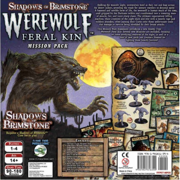 Shadows of Brimstone - Werewolf Feral Kin - Mission Pack