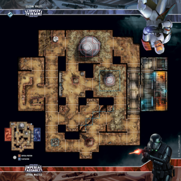 Star Wars - Imperial Assault - Lothal Wastes Skirmish Map