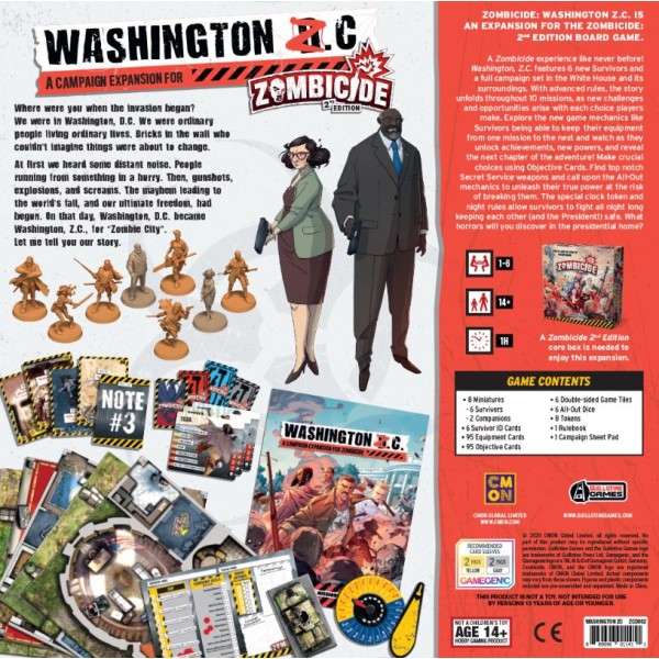 Zombicide - 2nd Edition - Washington Z.C. - Campaign Expansion