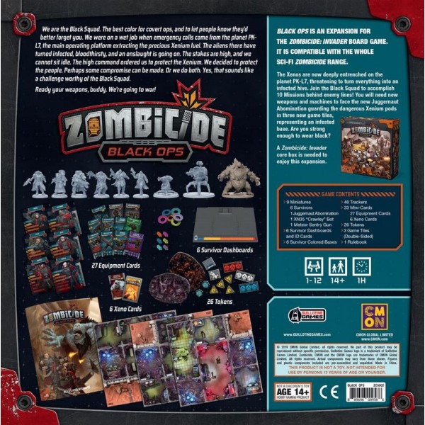 Zombicide - Invader - Black Ops