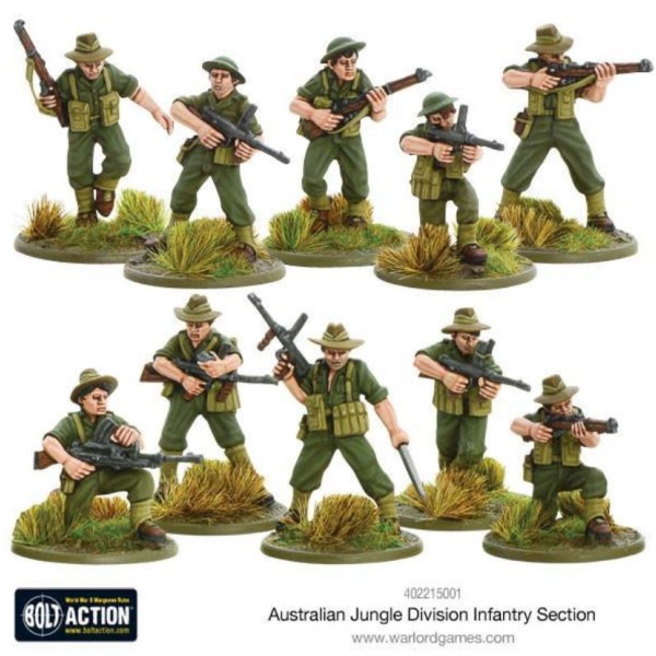 Bolt Action - Australian - Jungle Division infantry section (Pacific)