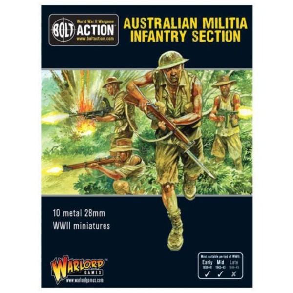Bolt Action - Australian - Militia Infantry Section (Pacific)