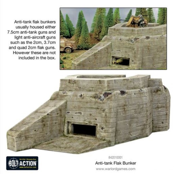 Bolt Action - Terrain - Anti-Tank/Flak Bunker