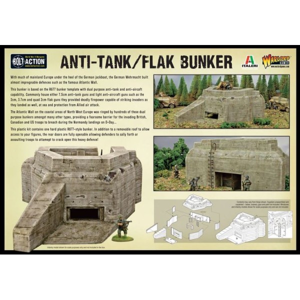 Bolt Action - Terrain - Anti-Tank/Flak Bunker