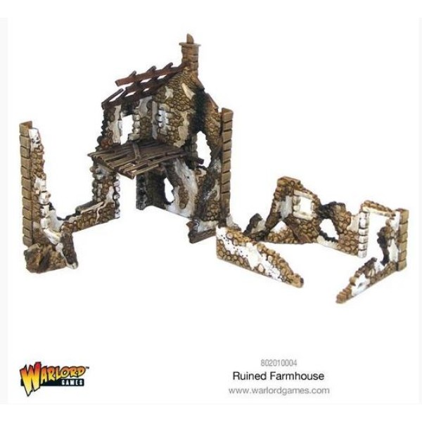 Bolt Action - Terrain - Ruined Farmhouse