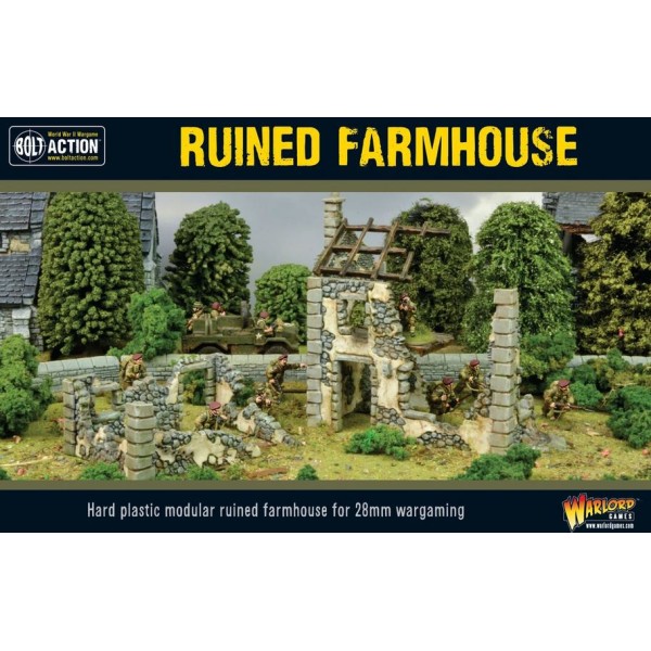 Bolt Action - Terrain - Ruined Farmhouse